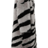 Kunstkarusnahast zebra mustriga mantel