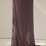 Hall Lilla Off-Shoulder Diamante Maxi Dress