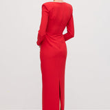Maxi Kleid mit Herzdetails