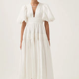 Fallingwater Ruffled Midi Dress