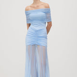 Slinky Maxi Dress with Shoulder Straps