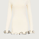 Mini Dress with Ruffle Hem
