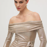 Mini Kleid mit Schulterdetails