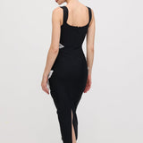 Käteta Teemantlille Sidumis Midi Kleid