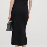 Must Off Shoulder Midi Kleid