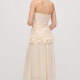 Kitsas Rinnatüki Rüüs Maxi Kleid