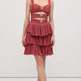 Varrukateta Merineitsi Mini Kleit – Tühjendatud Stiil