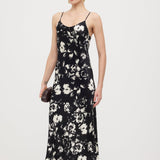 Lilleline Prindiga Slip Midi Kleid