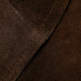 Sügisene Jakki Tumedast Pruunist Suede'ist