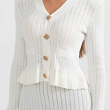 Volangidega flared trikoomeel