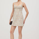Decorative Boucle Mini Dress