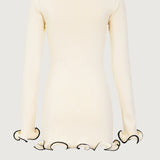 Mini Dress with Ruffle Hem
