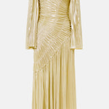 Metallic Maxi Dress
