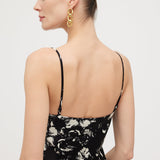 Lilleline Prindiga Slip Midi Kleid