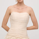 Kitsas Rinnatüki Rüüs Maxi Kleid
