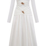 Maxi Kleid mit Arm-Panels