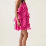 Halteri Layered Mini Dress