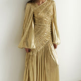 Metallic Maxi Dress