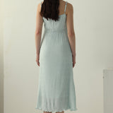 Ühtlane Tekstuuriga Midi Kleid