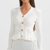 Volangidega flared trikoomeel