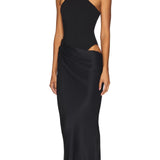 Personaliseeritud Must Maxi Kleid