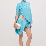 Asümmeetrilised Drapeeritud Mini Kleitide Komplekt