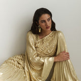 Metallic Maxi Dress
