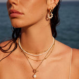 Elegantne Särav Pärlite Kaelakee