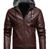 Matej – Nahkjakker kapuutsiga ja voodriga