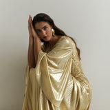 Metallic Maxi Dress