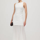 Kerge Overlay Midi Kleid