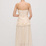 Kitsas Rinnatüki Rüüs Maxi Kleid