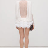 Mini Kleit Läbipaistva Pitsiga ja Volangidega