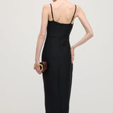 Lilleline Seljaauk Maxi Kleid mit Spaghetti-Trägern