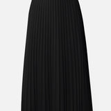Pleated Midi Seelik Mustas