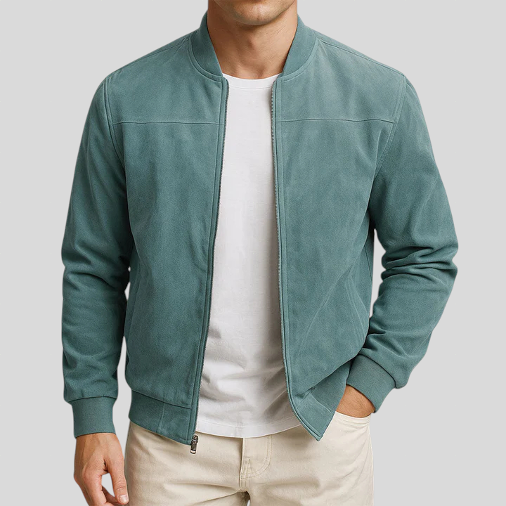 Domagoj - Klassikaline Suede Jakk – Elegants Ilma Kompromissideta