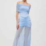 Slinky Maxi Dress with Shoulder Straps
