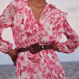 Printed Midi Dress
