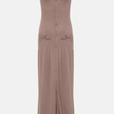 Elegantne Varrukateta Maxi Kleid Soe Kootud
