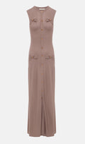 Elegantne Varrukateta Maxi Kleid Soe Kootud