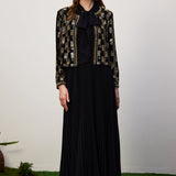 Studdekoratiivne jakk Kuldsed