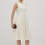 A-Line Varrukateta Midi Kleit