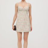 Decorative Boucle Mini Dress