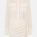 Krae ja Drapeeritud Mini Kleit