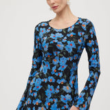 Lilleline Siid Midi Kleid