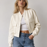 Tammie Bomber Jacket – Minimalistlik Kaasaegne Stiil