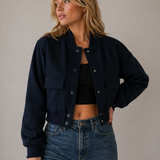 Tammie Bomber Jacket – Minimalistlik Kaasaegne Stiil