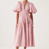Fallingwater Ruffled Midi Dress