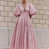 Fallingwater Ruffled Midi Dress