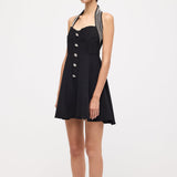 Mini Kleit Kootud Seljatu